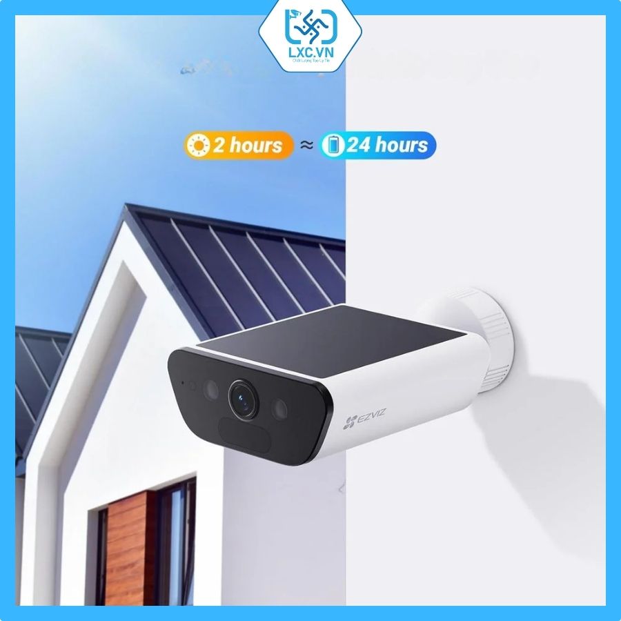 Camera Wifi dùng pin năng lượng mặt trời EZVIZ CB5 4K 8MP I Chính hãng